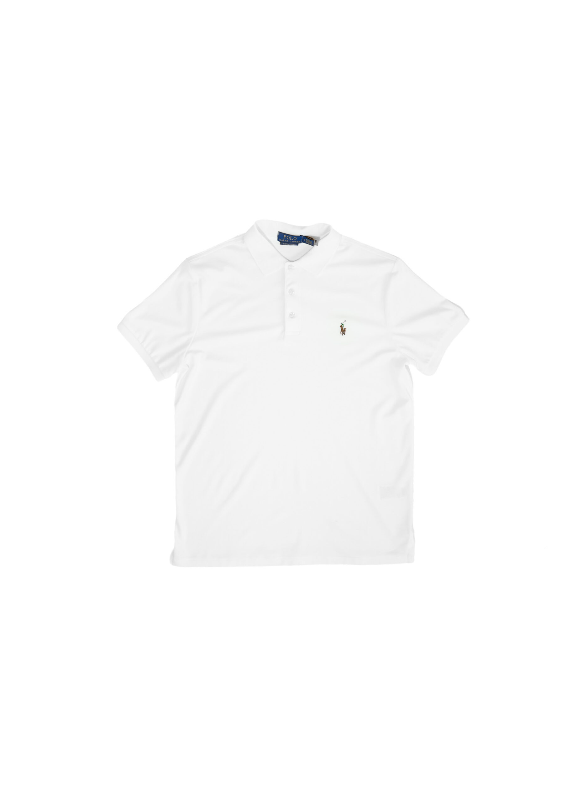 Ağ Polo Ralph Lauren Qısaqol Köynək